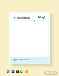 A letter from an ingeniously designed letterhead highlights the credibility of your brand. Free Doctor Letterhead Format Free Letterhead Template Word Letterhead Template Word Letterhead Format