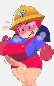 Brawl Stars Futa Porn-Jacky's Intriguing Futanari Action