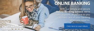 How to sign up / enroll. First National Bank Usa Here Today Here Tomorrow Proudly Serving Boutte Laplace And St Charles Parish Since 1975