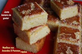 Moelleux Aux Amandes Et Pommes Rapees Sans Beurre Juste Histoire De Gouter Moelleux Moelleux Aux Pommes Recette Dessert