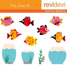 Clip Art Fish Shop A 07109 Fish And Aquarium Clipart Clip Art Craft Materials Crafts