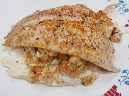 Flounder Stuffed With Shrimp And Crabmeat Recipe Food Com Recipe Flounder Recipes Crab Meat Recipes Flounder Recipes Healthy