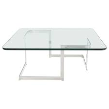 By acme furniture (5) $ 445 64 /carton. Large Square Thick Glass Top Coffee Table For Sale At 1stdibs