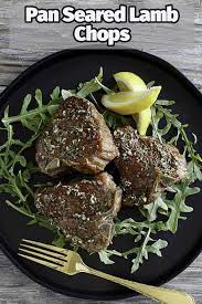Quick And Easy Pan Seared Lamb Chops Recipe Lamb Chops Pan Seared Cooking Lamb Chops Easy Lamb Chops