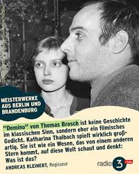 Der heute vor 80 Jahren geborene Schriftsteller und Filmemacher Thomas  Brasch (†2001) stellte, nachdem seine Texte in der DDR nicht mehr  erscheinen durften, gemeinsam mit der Schauspielerin Katharina Thalbach  einen Ausreiseantrag und