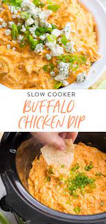 Slow Cooker Buffalo Chicken Dip Recipe Buffalo Chicken Dip Chicken Dips Chicken Dips Crockpot