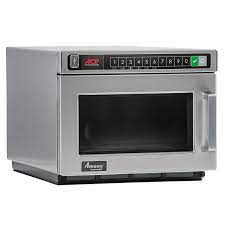 Amana is a subsidiary of the popular goodman brand and together, they have over 200 years of experience in the heating, air conditioning and refrigeration business. Amana Hdc1815 Heavy Duty Stainless Steel Commercial Microwave With Push Button Controls 208 240v 1800w Canadian Use Only