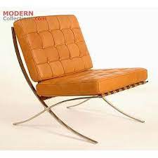 barcelona chair in mustard yellow barcelona chair chair modern classic furniture