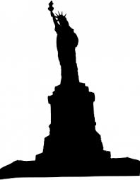 Silhouette Page 12 Public Domain Vectors Statue Of Liberty Statue Silhouette Drawing