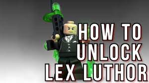 You can unlock him in attack on lexcorp in free play. Unlocking Lex Luthor Lego Batman 2 How To Unlock Lex Luthor In Lego Batman 2 Youtube