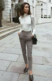 30 Most Comfortable Office Outfits For Carrier Women Dress Pants Outfits Pants Outfit Casual Casual Work Outfits