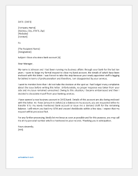 This can be due to many reasons such as better services in another bank, better fees, and charges by other banks, higher interest rates in an existing bank. Letter To Close A Business Bank Account Writeletter2 Com