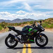 A Kawasaki Ninja 400 Motorcycle In Its Natural Habitat Beautiful Bike Street Bikes Bike