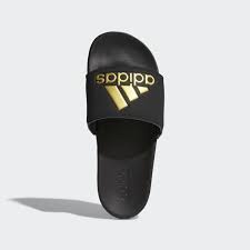 Black And Gold Adidas Womens Adidas Adilette Comfort Slides Black Adidas Us In 2020 Boot Shoes Women Womens Boots Adidas Women