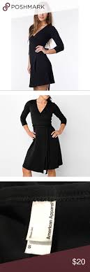 American Apparel Black Wrap Dress Small American Apparel Black Wrap Dress American Apparel Dress