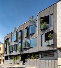 Double Side Shimigiah Residential Apartment Ashari Architects Facade Architecture Design Residential Apartments Architecture