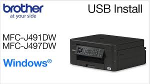 Click (start) > (all apps >) windows system > control panel.; Install Mfcj497dw Or Mfcj491dw With Usb Windows By Brother Office Usa