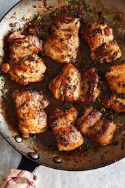 This Boneless Chicken Thigh Recipe Makes Super Tender Succulent And Very Flav Chicken Thights Recipes Boneless Chicken Thigh Recipes Chicken Recipes Boneless