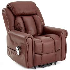 Wellington Riser Recliner Chair Real Leather Dual Motor Careco