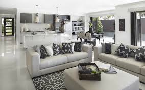 open plan kitchen living room