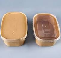 Food Grade Kraft Rectangular Paper Container Rectangle Paper ...