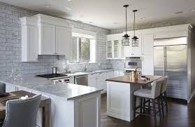 It has glass windows covered with white roman shades placed bright kitchen with white and cream cabinetry accented with brown tile backsplash. This Web Page Could Not Be Loaded Kitchen Designs Layout Kitchen Trends Kitchen Layout
