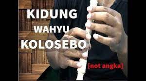 Kidung Wahyu Kolosebo Recorder Tutorial Not Angka Youtube