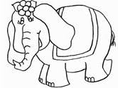 To print any of these images, right click on the image and select a save option from your drop down menu. Elephant Coloring Pages