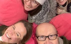 Photo collage of artists at Olivia Goldhill exhibition, Catalyst Arts, NI