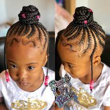 The trick lays in visual emphasizing the difference between long and short strands. Follow Black Empire For More Pins Kids Hairstyles Kids Braided Hairstyles Toddler Braided Hairstyles