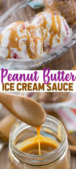 Peanut Butter Ice Cream Topping Crazy For Crust Recipe Peanut Butter Ice Cream Peanut Butter Ice Cream Topping Ice Cream Sauce
