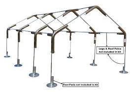 10x24 Canopy Fittings Kit Carport Rv Boat Tent Shed 1 3 8 System W O Poles Legs Carport Canopy Carport Canopy