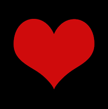 Symbol Of Love Red Heart On Black Background By Rosemary Calvert In 2020 Love Symbols Black Backgrounds Heart Wallpaper