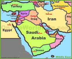 Middle East Political Map Asia Map Political Map Middle East Map