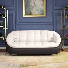 Godrej interio milos leather 3 seater sofa finish color. Godrej Interio Opulent Advance 3 Seater Leatherette Sofa Dual Color Beige Black Amazon In Furniture