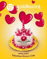 Check out our baptismal cake selection for the very best in unique or custom, handmade pieces from our shops. Goldilocks Limited Edition Valentines Unicorn Cake Salezone Philippines
