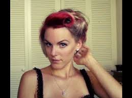 With short and thick hair there's so many styles you can get away with. Rockabilly Short Hair Victory Rolls For Really Short Hair Youtube