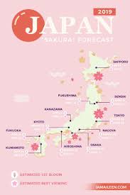 2019 Cherry Blossom Sakura Japan Forecast When Where To Visit I Am Aileen Tokyo Japan Travel Japan Japan Travel