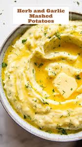 Herb And Garlic Mashed Potatoes Roasted Garlic Mashed Potatoes Garlic Mashed Garlic Mashed Potatoes Recipe