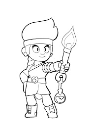 40+ brawl stars images | brawl, stars, star coloring pages. Amber From Brawl Stars Varityskuvat