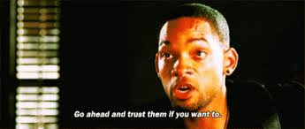 Detective Del Spooner Doesn't Trust Irobot GIF