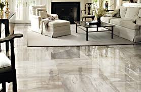 The couple chose grippy, slate tile by daltile in black. Ambiente Par Soligo Pour Vous Porcelaine Emaillee Living Room Tiles Tile Floor Living Room Tile Floor