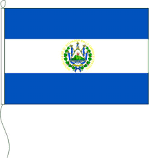 Laden sie dieses kostenlose foto zu flagge von el salvador und entdecken sie mehr als 6m professionelle stockfotos auf freepik. Flagge El Salvador Mit Wappen 40 X 60 Cm Marinflag Maris Flaggen Gmbh