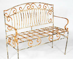 Wrought Iron Venetian Bench Metal Several Colors Patio And Deck Furniture Ambientes Planejados Decoracao Ambiente