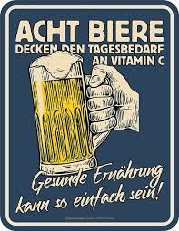 Bierschilder 6 Spruche Bier Bier Gesund Bier Schilder