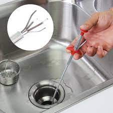 Okay, let's clean the stinky pipes and sink parts that we just removed. Buy Online Drain Snake Drain Cleaner Sticks Clog Remover Cleaning Tools 23 6 Inch Spring Pipe Dredging Tools Household For Kitchen Sink Alitools