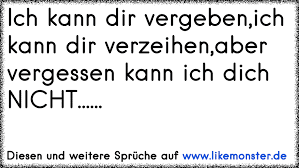 Ich Kann Dir Vergebenich Kann Dir Verzeihenaber Vergessen Kann Ich