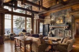 Rustic With A Cozy Cabin Style Touch Rustic Home Design Interior Design Rustic Rustic House