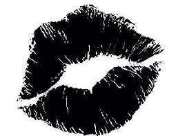 Black And White Kiss Tattoo Black Lip Mark Lip Print Tattoos Kiss Tattoos Kiss Lip Tattoos