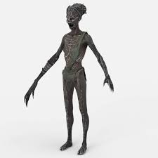 Composition with the low definition model. Lisa Sherwood The Hag From Dead By Daylight Free 3d Model